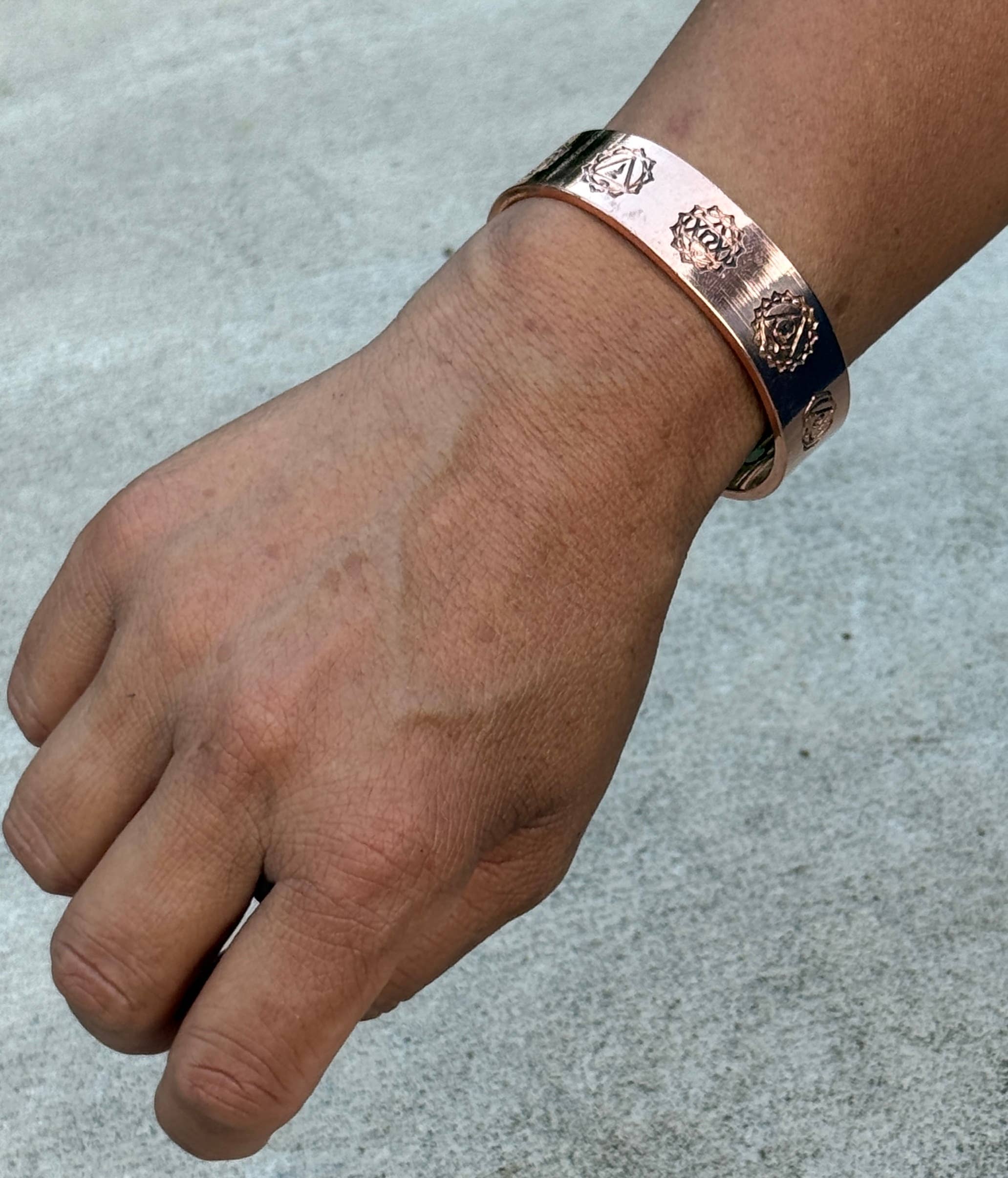 Lungta Imports - Wholesale Cuff Bracelet - Solid Copper Magnetic Therapeutic Bracelet – Adjustable 2