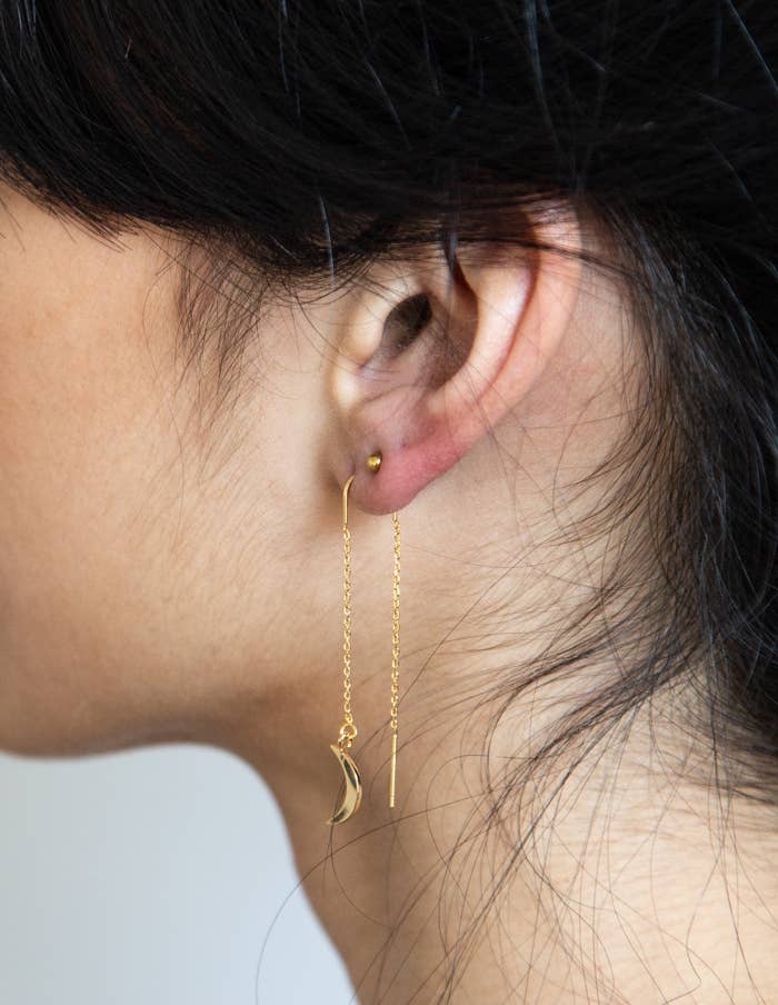 Admiral Row Jewelry - Wholesale Dangle Earrings - Moon Threader Earrings - Jewelry1