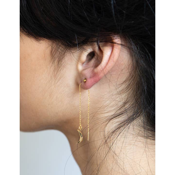 Admiral Row Jewelry - Wholesale Dangle Earrings - Moon Threader Earrings - Jewelry1
