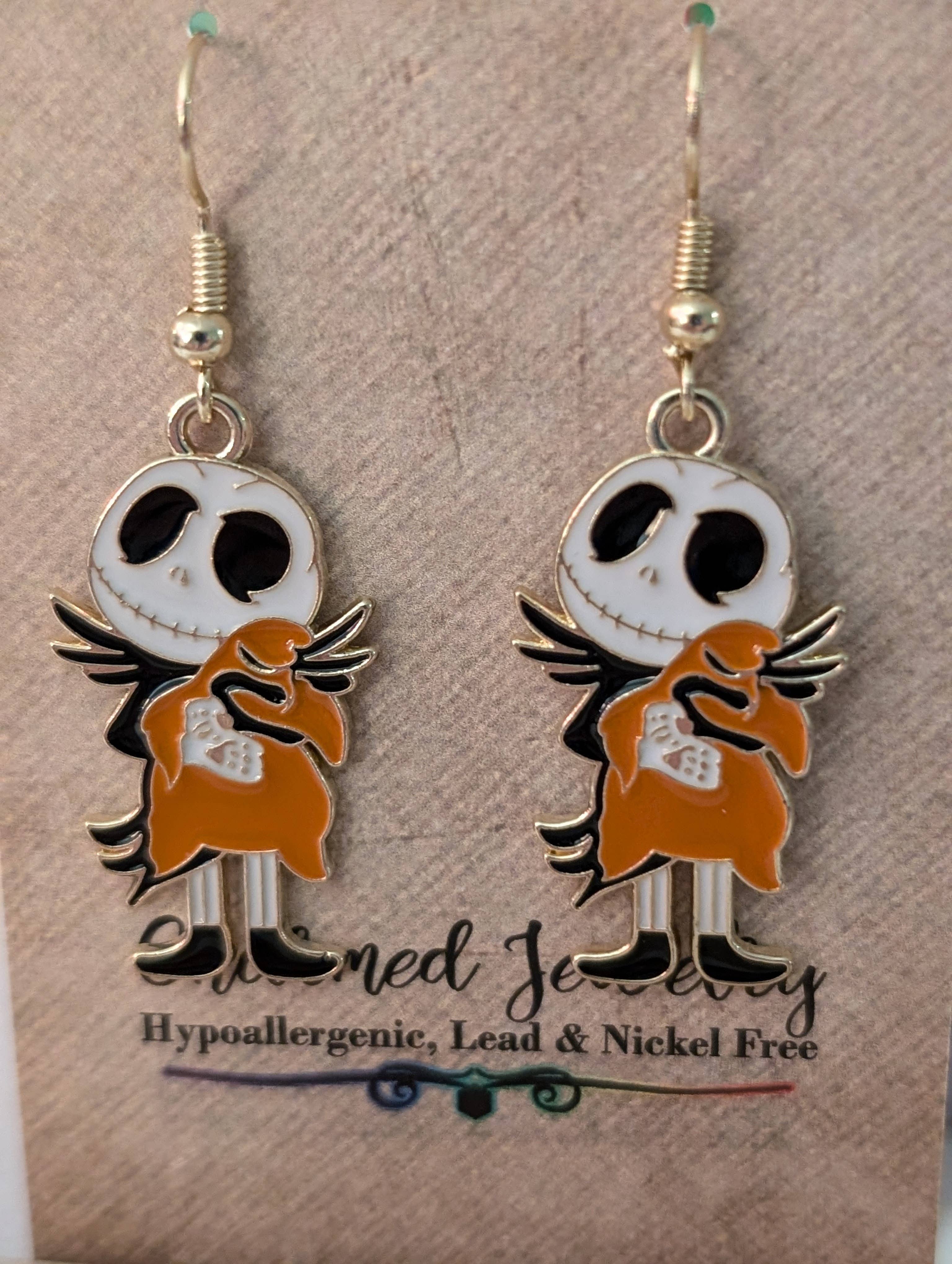 Con-Quest Crafts - Wholesale Charm/dangle bracelet - Nightmare Christmas Earrings, Necklaces & Zipper Pulls0