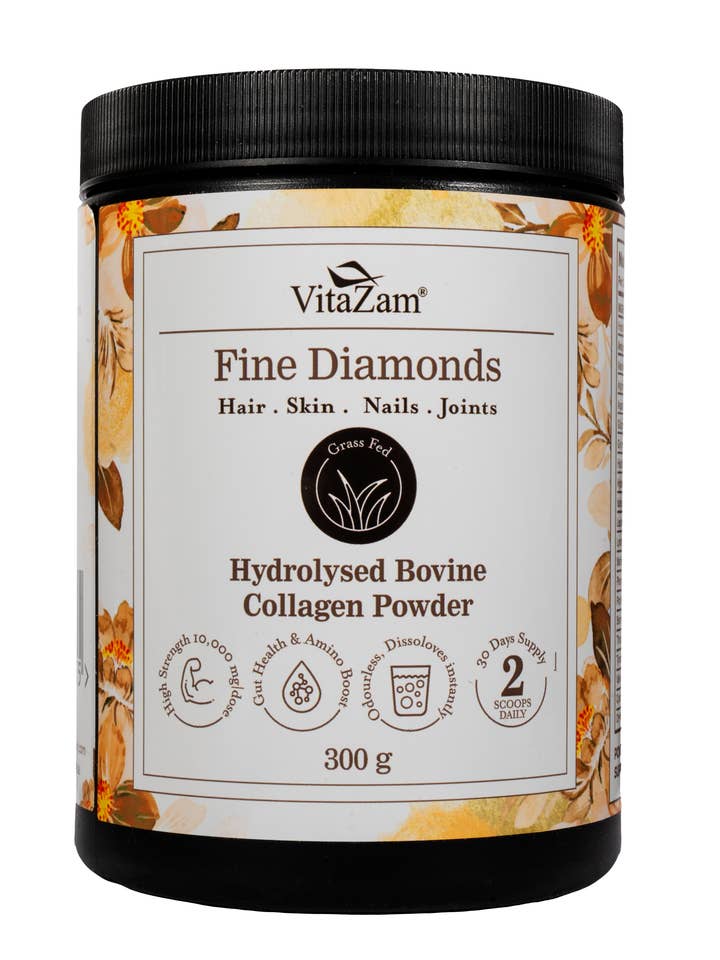 Fine Diamonds Collagen by VitaZam Natural Bovine 10,000 for wholesale by VitaZam