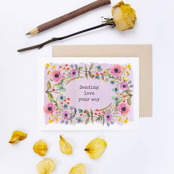 FJ5 Invio di love your way card per la vendita all'ingrosso da parte di Angela Savage Illustration