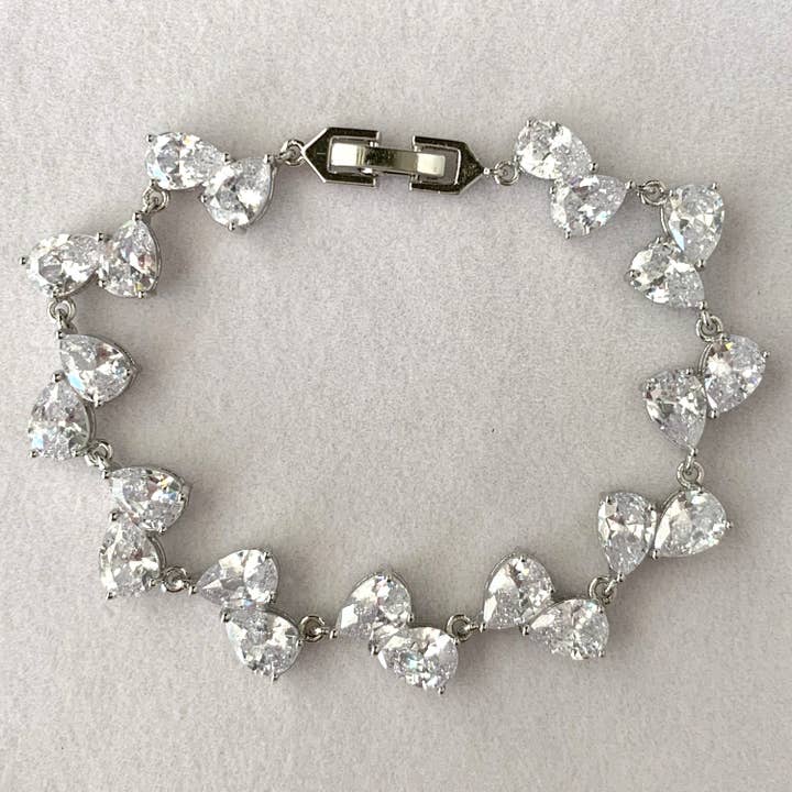 Paris Dainty Teardrop Bracelet for wholesale by Amandine Jewelry