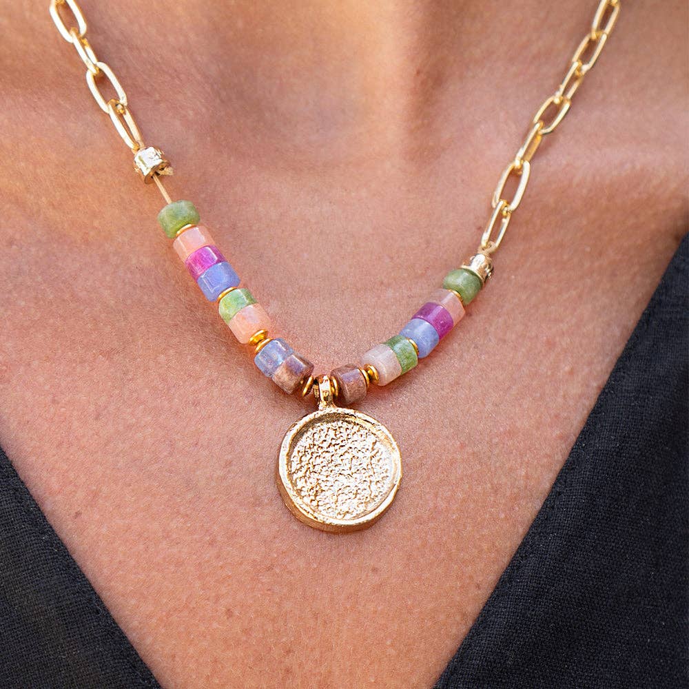 ÉMOLO - Wholesale Choker/Collar - Natural stone necklace ROUN3