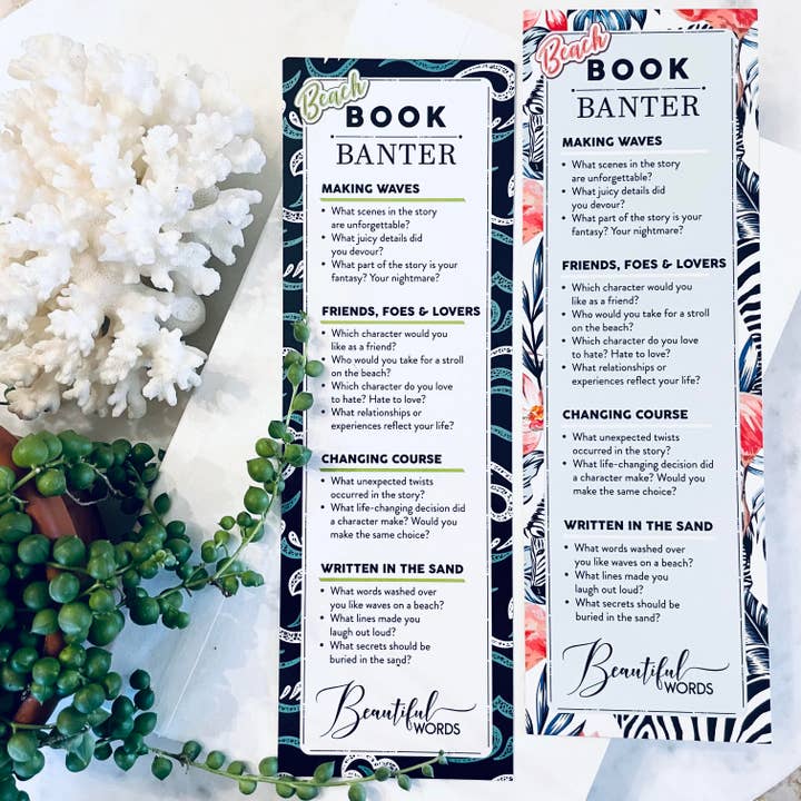 Beautiful Words - Wholesale Bookmark - Beach Book Banter Bookmark5