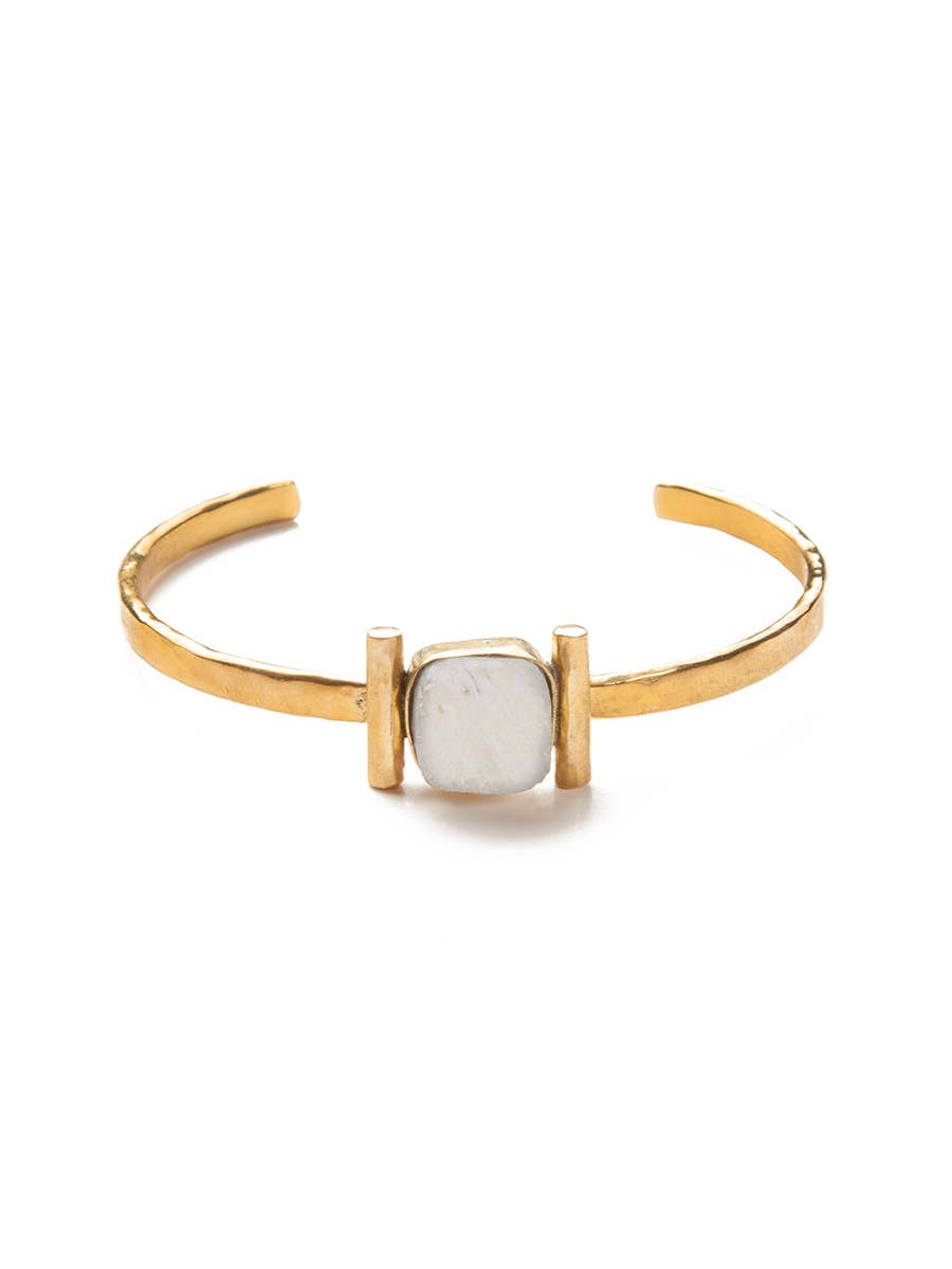 Jimani Collections - Vente Bracelet manchette - Bracelet jonc Halo en os0