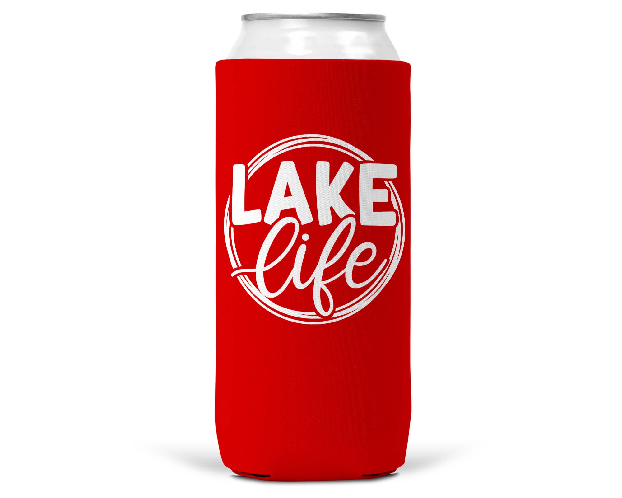 Wi-Wear - Wholesale Drink Huggers & Koozies - Lake Life SLIM CAN Coozie / Koozie for 12 Oz Slim Can5