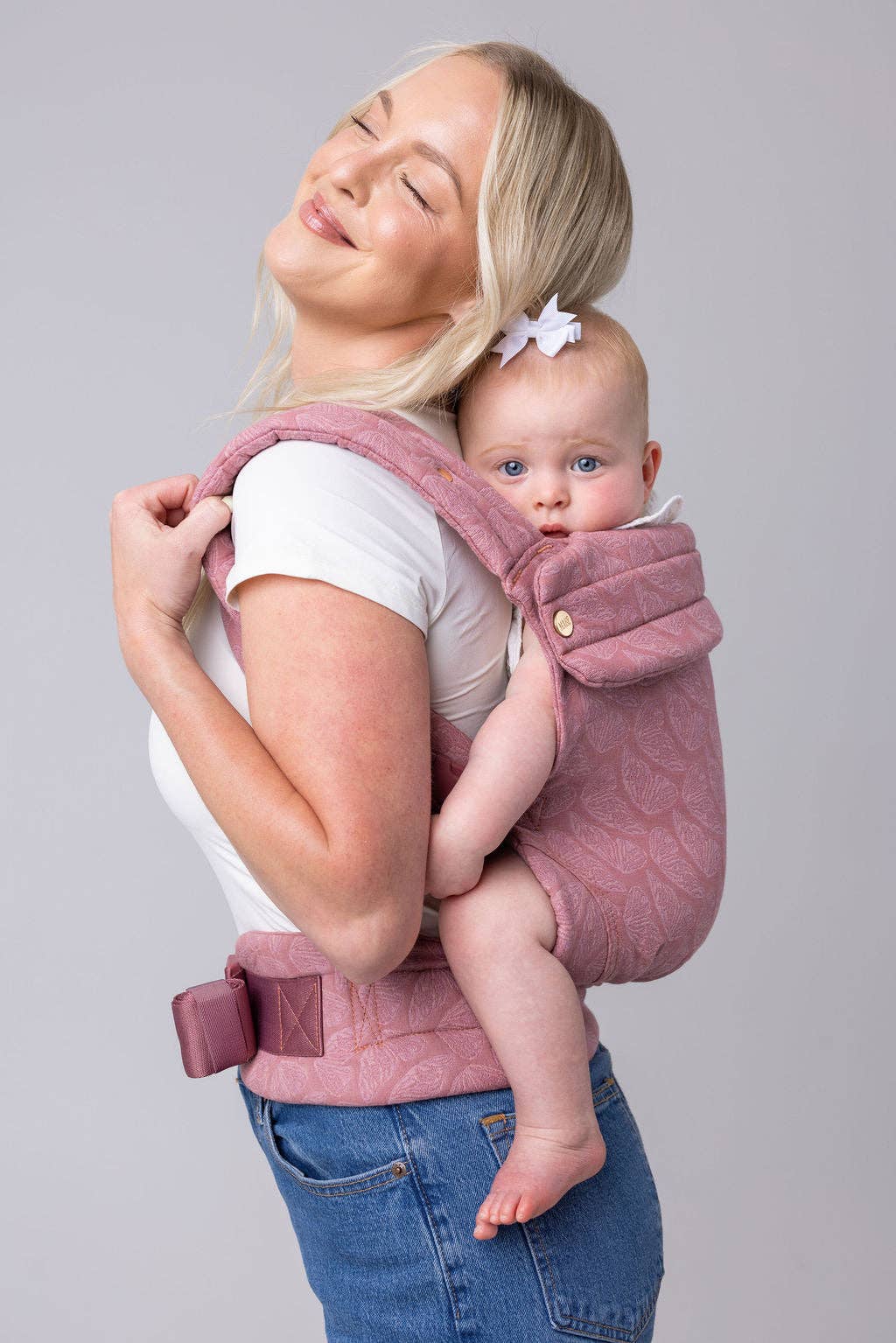 Mabē Baby Carriers - Wholesale Baby Carrier - The Monarch Carrier - Mauve Wings2