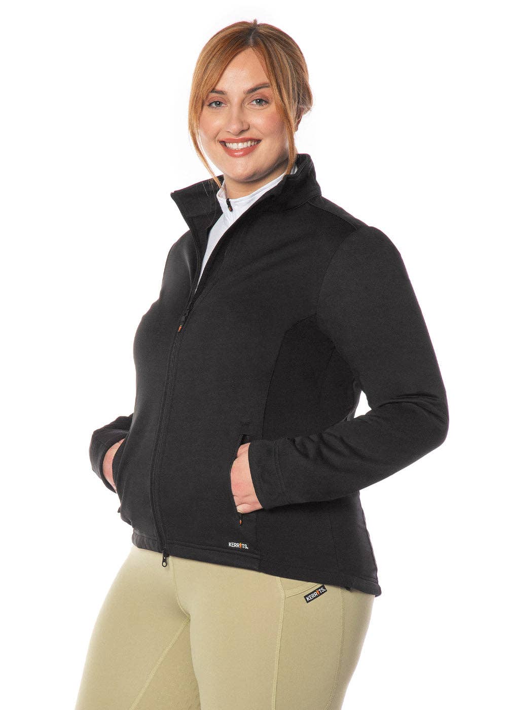 BLACK Softshell Riding Jacket for wholesale on Faire6