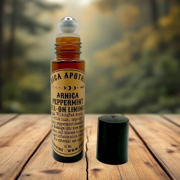Arnica Peppermint Roll On Liniment for wholesale by Ecozoica Apothecary