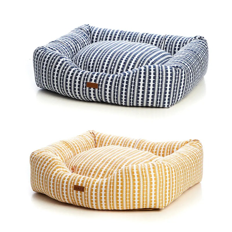 DOGUE - Wholesale Pet Bed - Dog - DOGUE Bolster Coastal Chic Dog Bed1