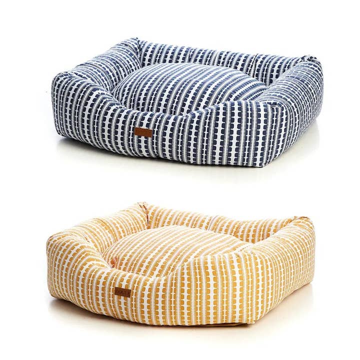 DOGUE - Wholesale Pet Bed - Dog - DOGUE Bolster Coastal Chic Dog Bed1
