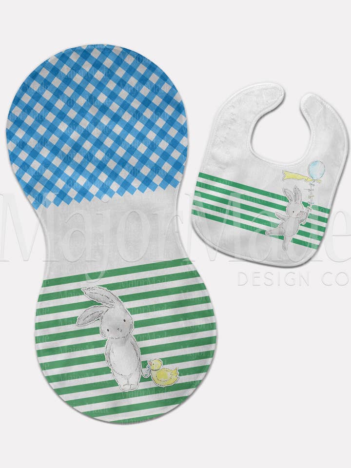 Bavaglino per bebè - Simpatico coniglietto per la vendita all'ingrosso da parte di MajorMade Design Co