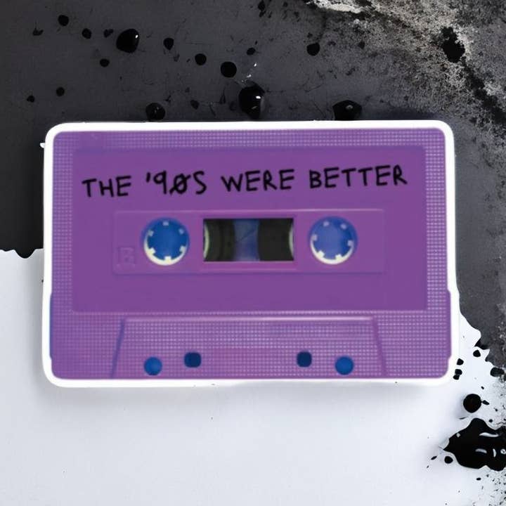 GetBullish – Großhandel Aufkleber – Die 90er Waren Besser Glänzender Gestanzter Vinyl Neunziger Aufkleber0