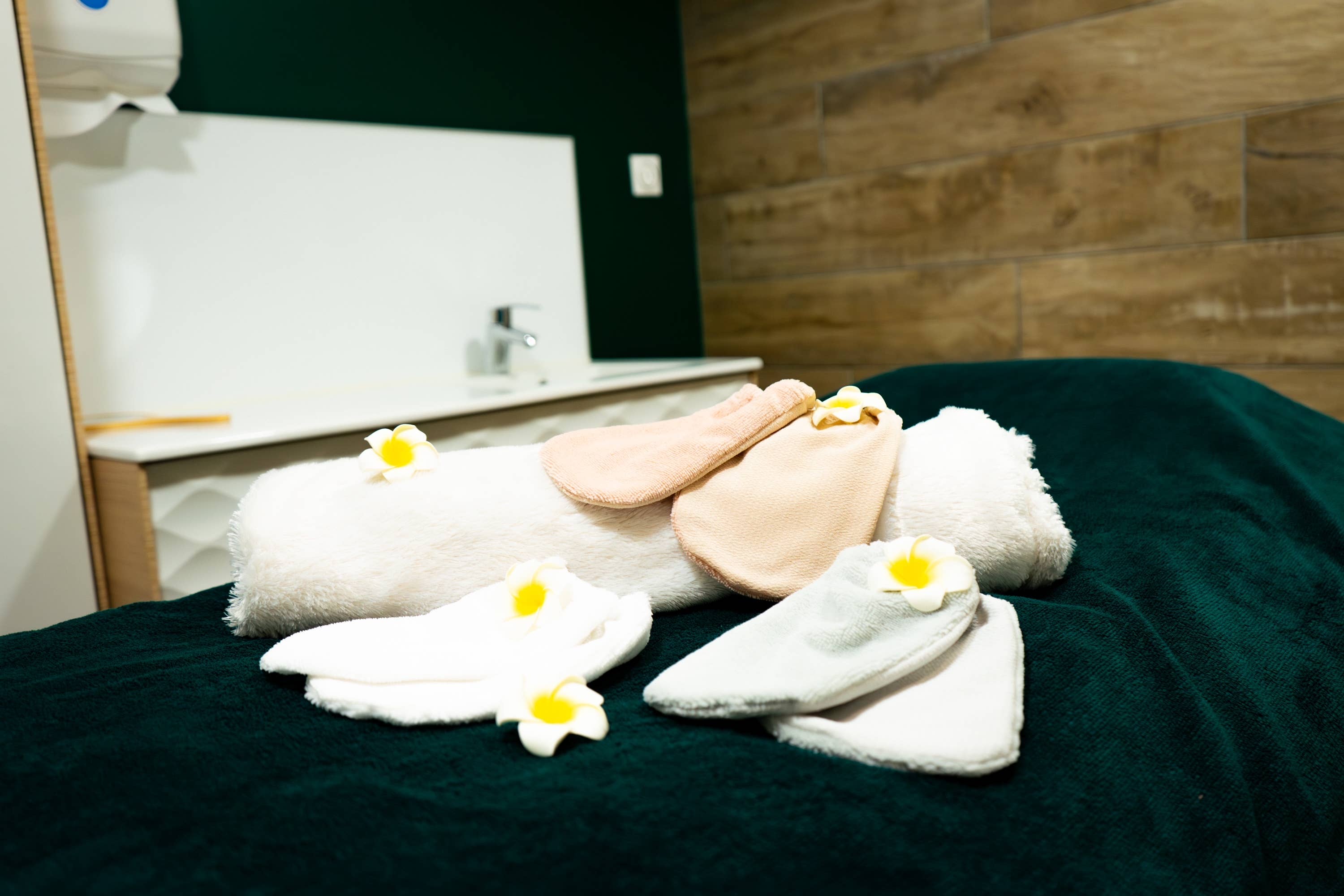 Laboratoire Donnamico – wholesale Exfoliating gloves/mitts – Exfoliating & Rinsing Pro Double-Sided Glove Mana1