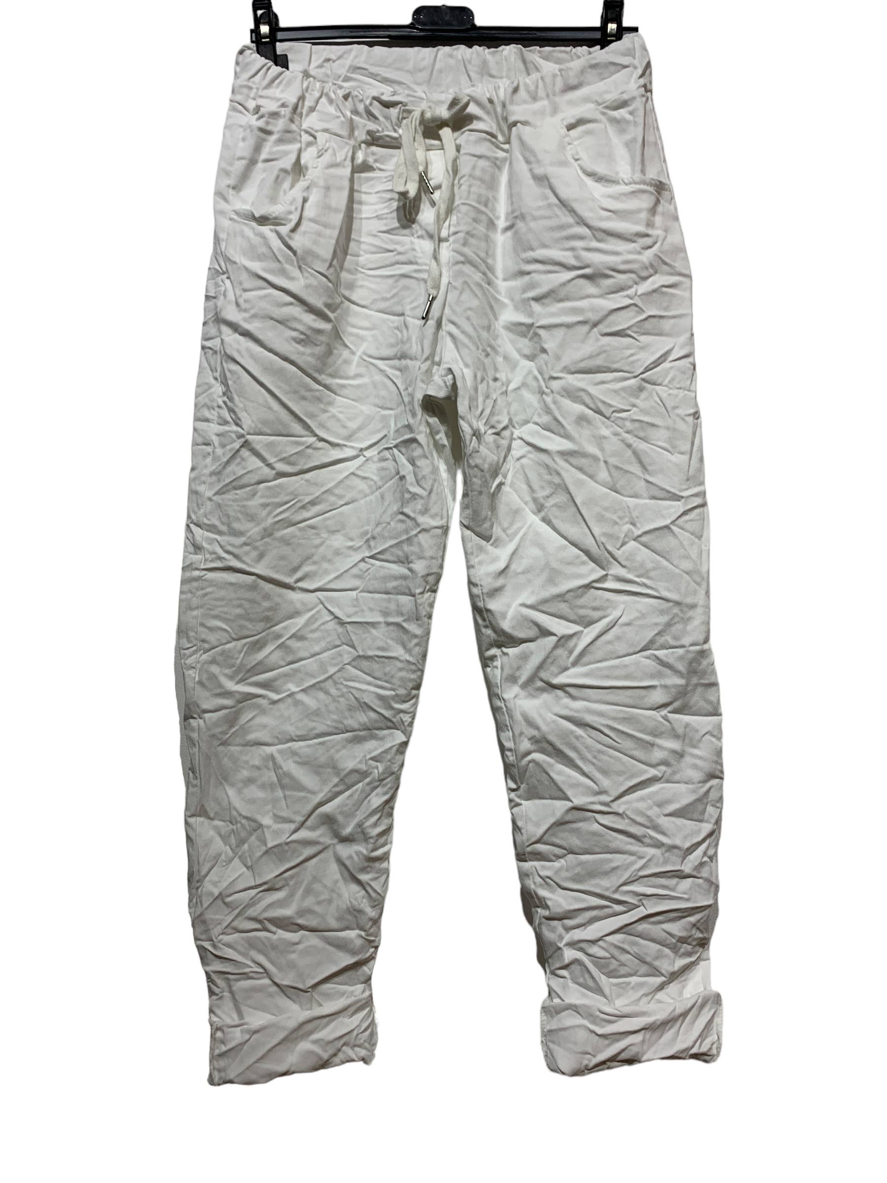 LINEN & COTTON HOUSE – wholesale Pants – Women's – 77312 WRINKLED PANTS WITH LARGE POCKETS3