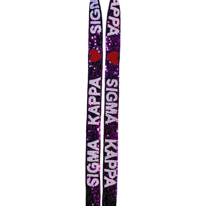 Curated Threads Greek - Venta al por mayor Accesorio para bolsos/monederos - Mujer - Correas de lentejuelas para monedero Sorority15