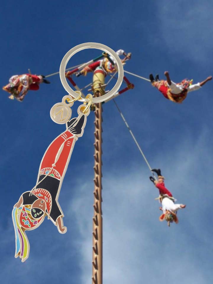 Porta-chaves Volador De Papantla por atacado de APACHE TRIBU