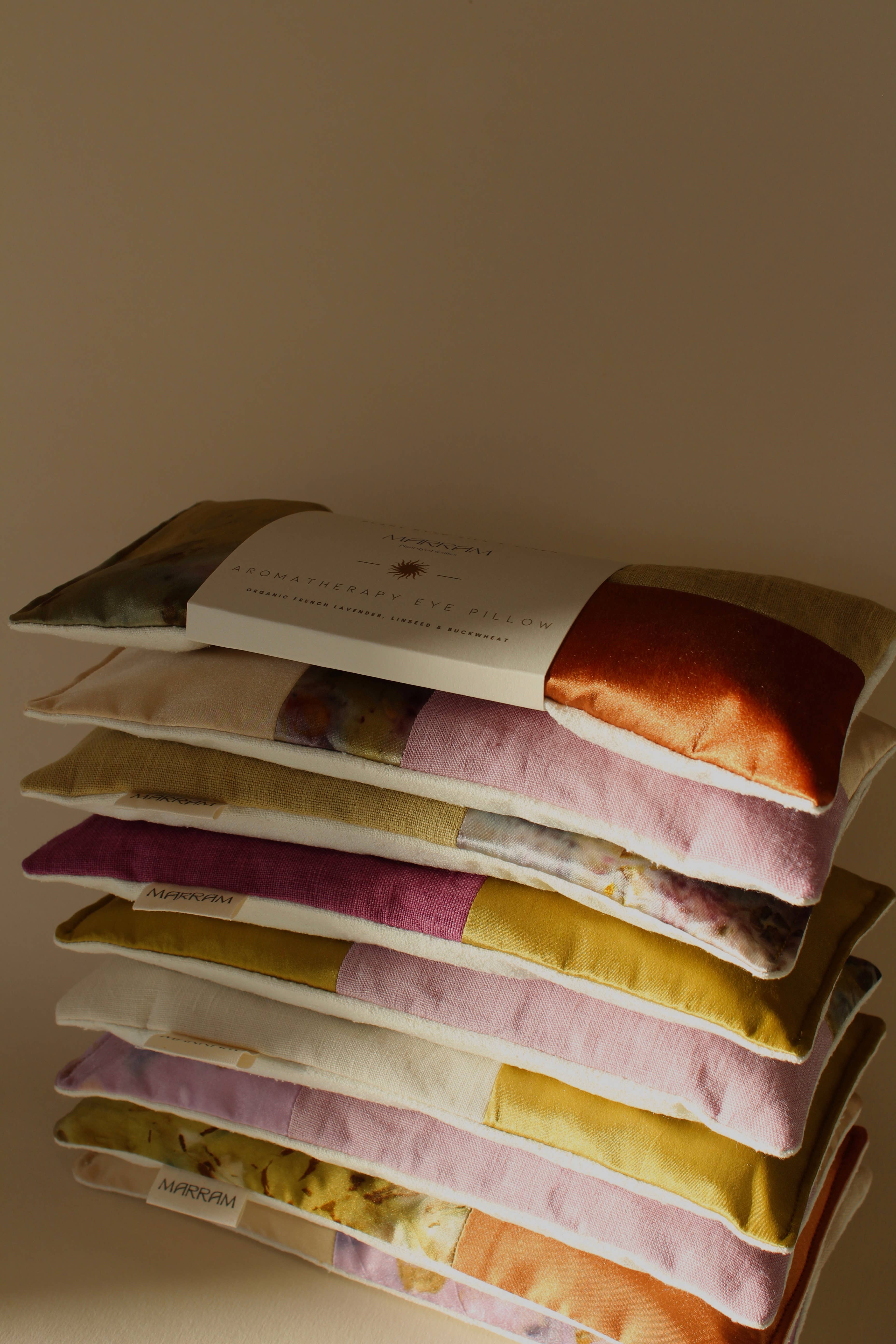 Marram – Almofada de spa/terapia por atacado – Almofada de Aromaterapia - Naturalmente Tinturado - Patchwork3