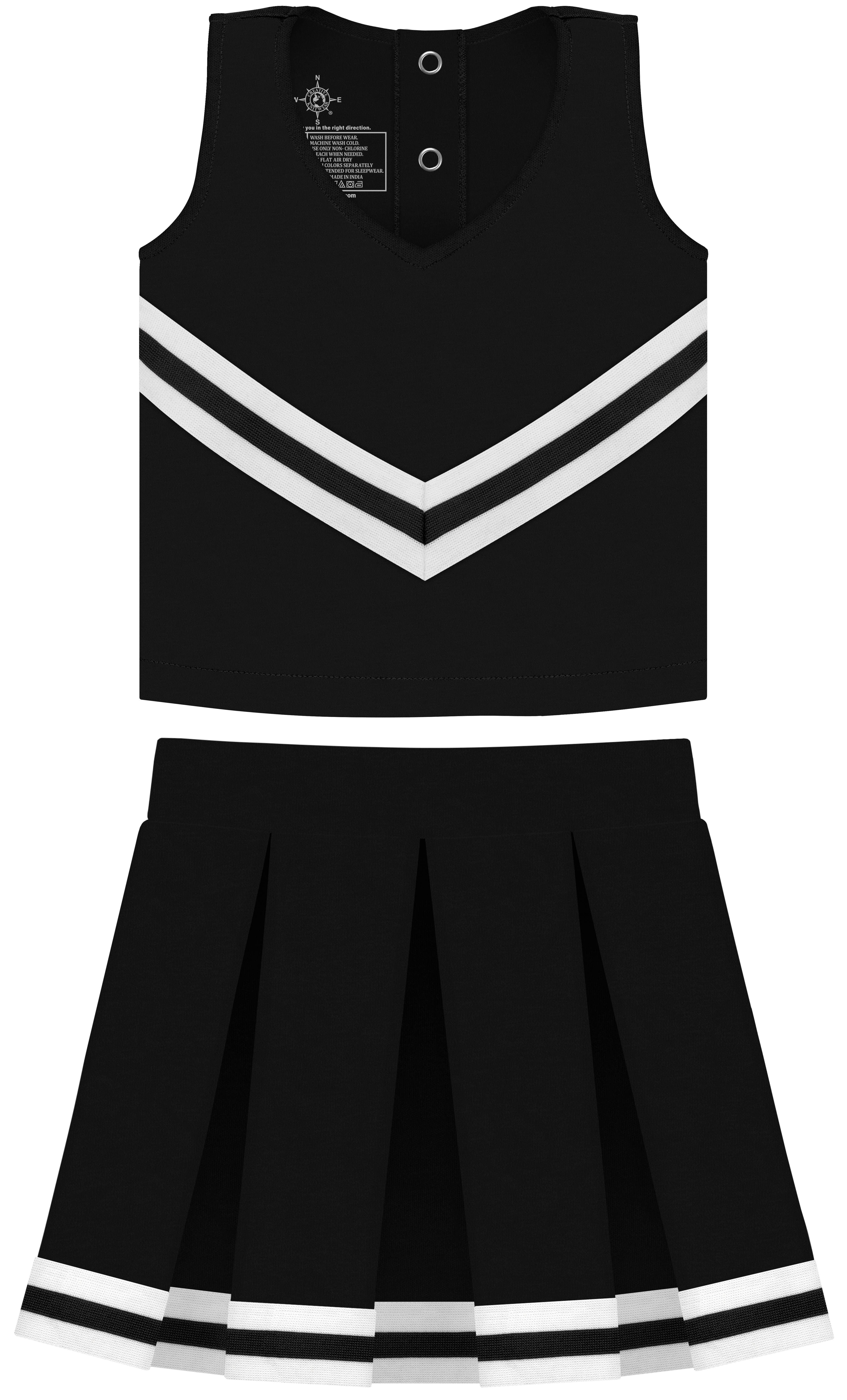 Creative Knitwear - Wholesale Dress - Kids - Custom Girls 3-Piece Cheer Dress: Screen Print0