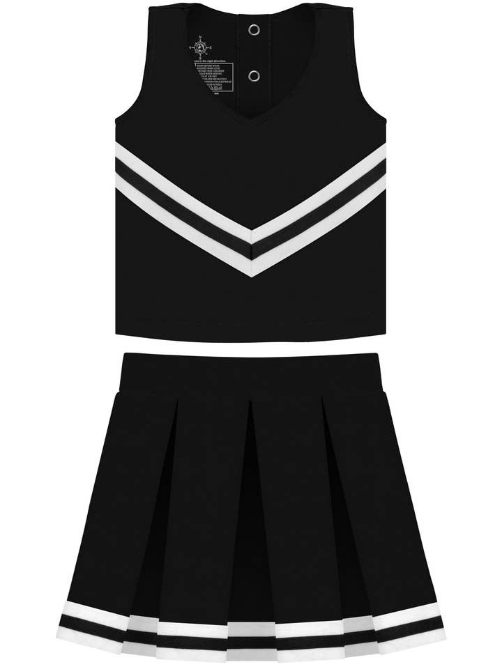 Creative Knitwear - Wholesale Dress - Kids - Custom Girls 3-Piece Cheer Dress: Screen Print