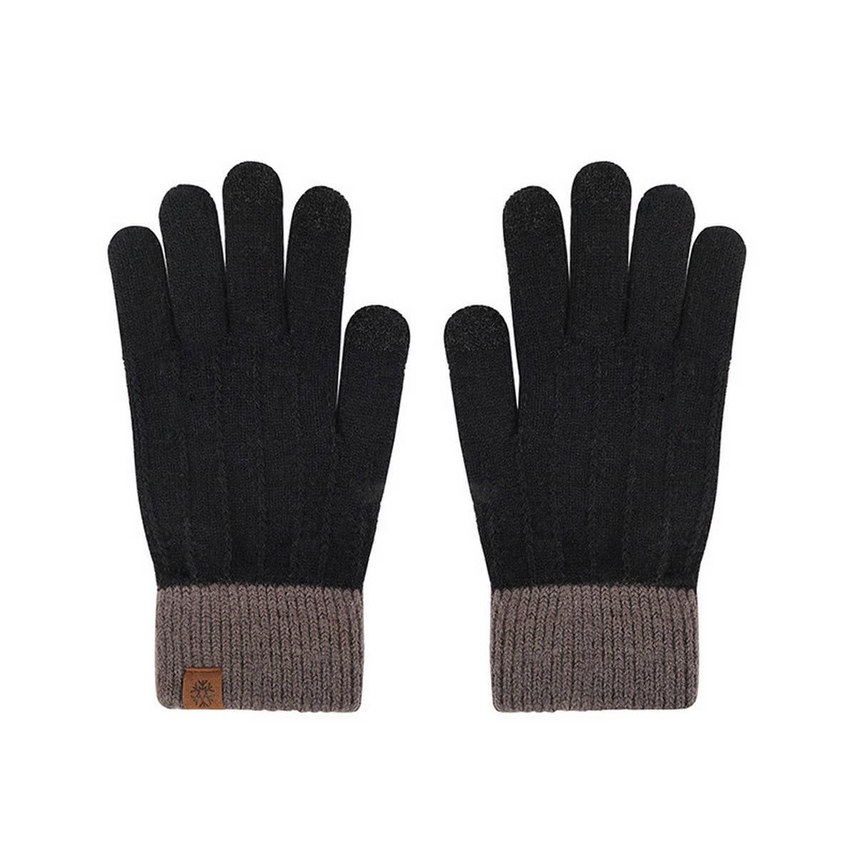ACCITY - Wholesale Gloves - Women's - WINTER WOMEN'S HALF FINGER FLAP KNIT GLOVES_CWAG03845