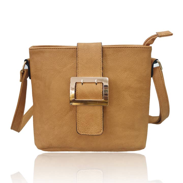 Belle Trading Ltd - Venta al por mayor Bandolera - Mujer - Bolso bandolera Janella con hebilla cuadrada3