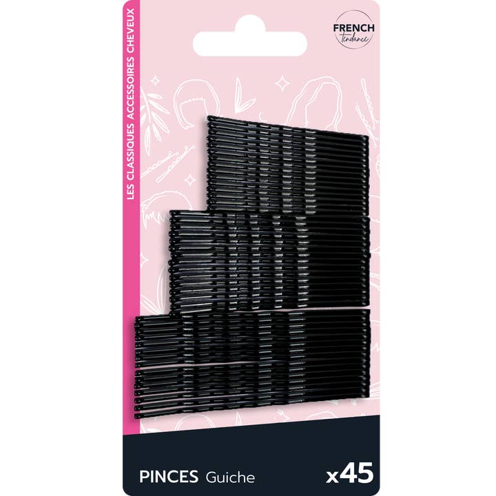 SET OF 45 3 SIZES HAIRPINS FRENCH TREND for wholesale by FRENCH TENDANCE