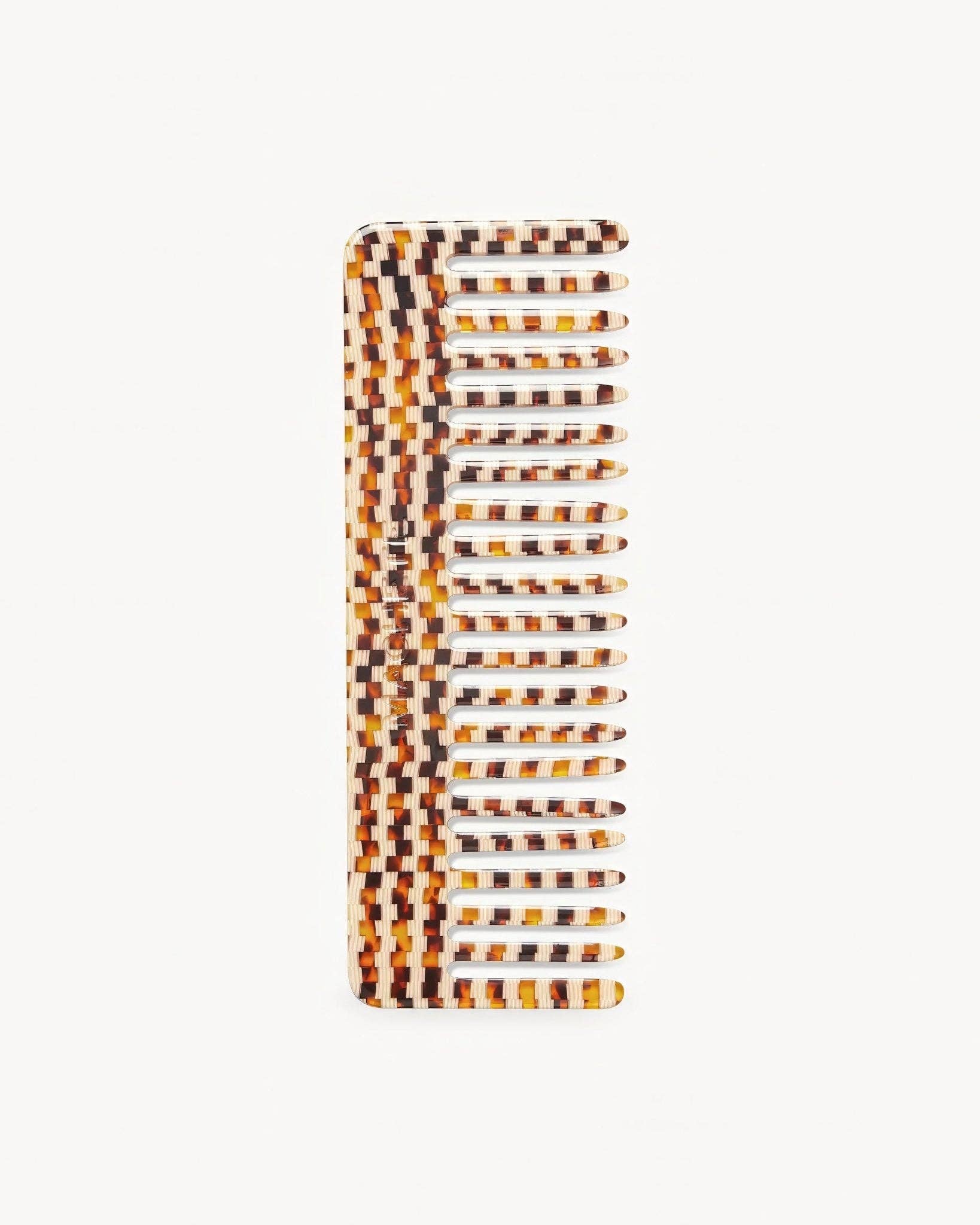 MACHETE - Wholesale Hair Brush/Comb - No. 2 Comb in Tortoise Checker