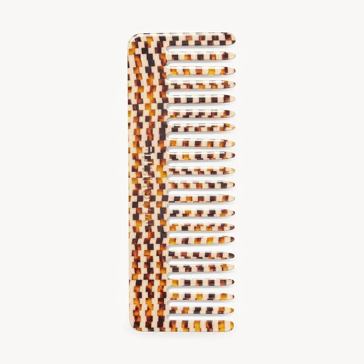 MACHETE - Wholesale Hair Brush/Comb - No. 2 Comb in Tortoise Checker0