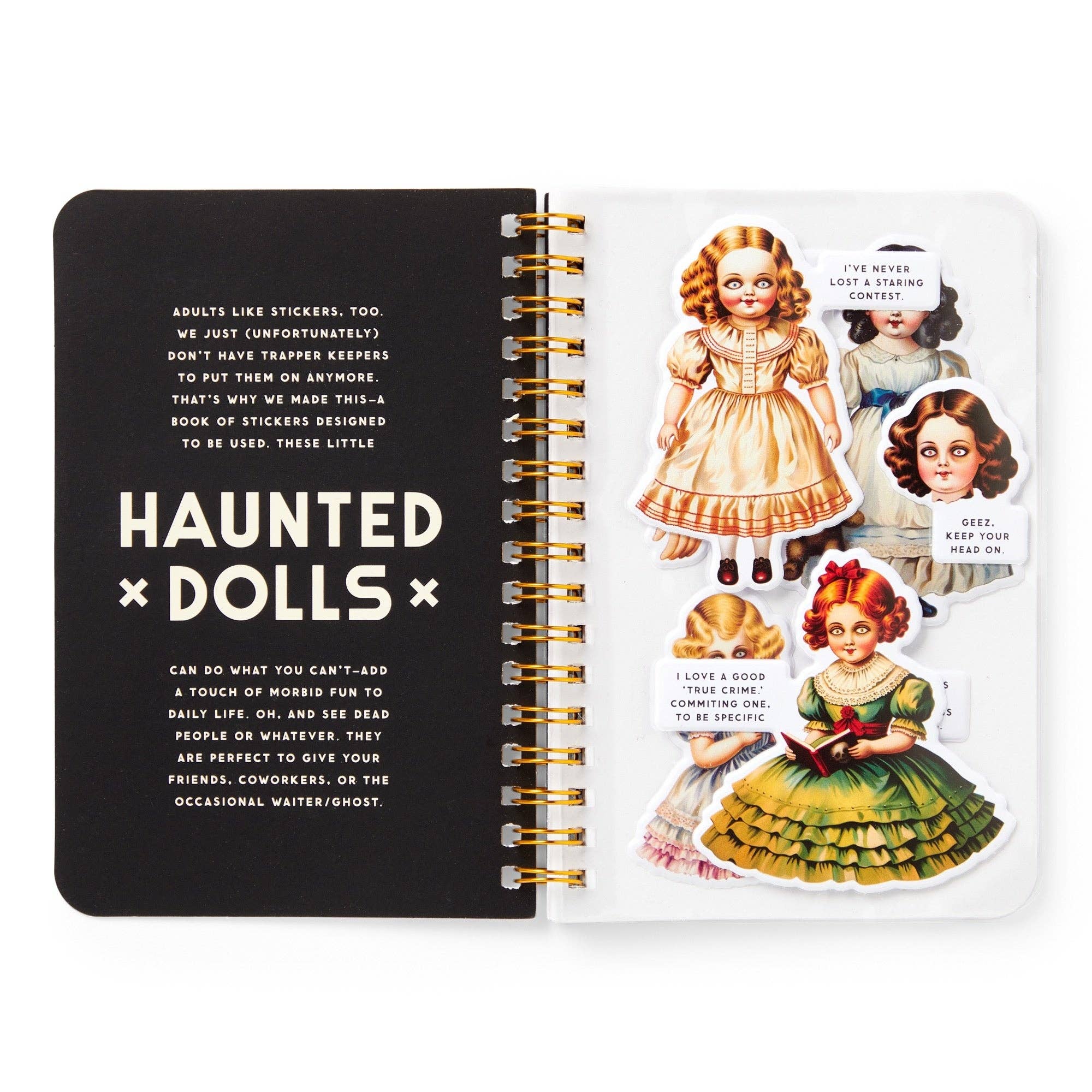 Chronicle Books - Wholesale Sticker - Brass Monkey Haunted Dolls Sticker Book3