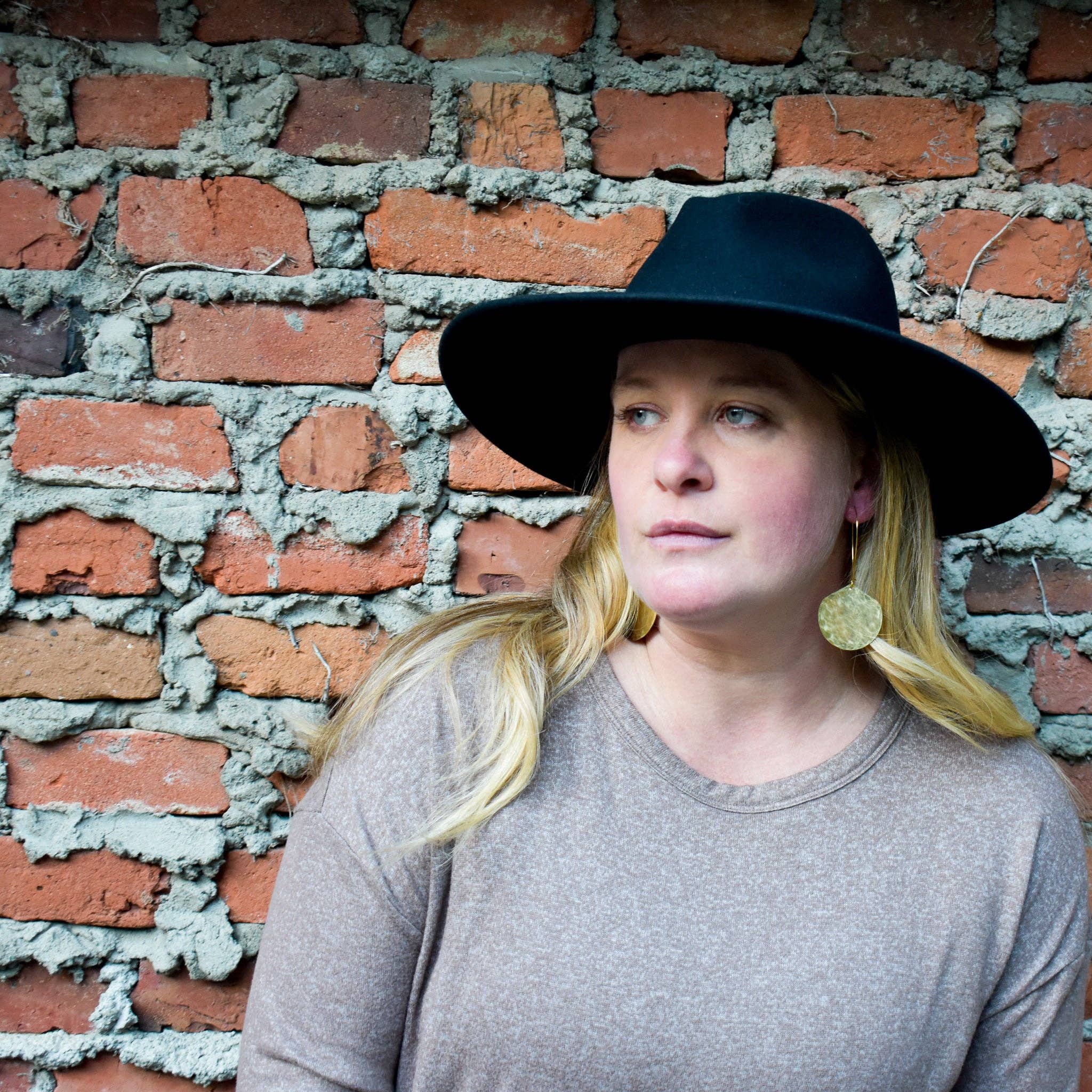 Cascadia Jewlery - Wholesale Dangle Earrings - Moon Drop Earrings - Brass4