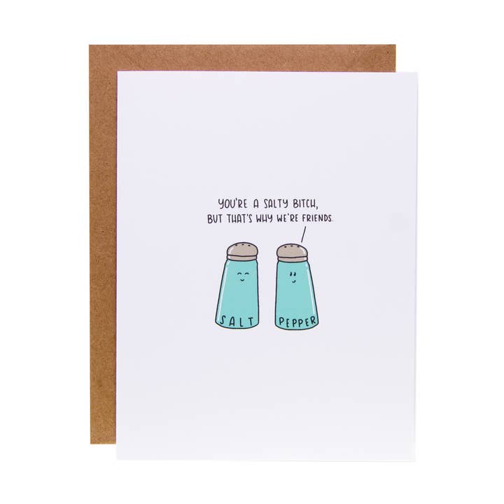 Salty Bitch Friends for wholesale by Drawing a Blank Cards + Gifts