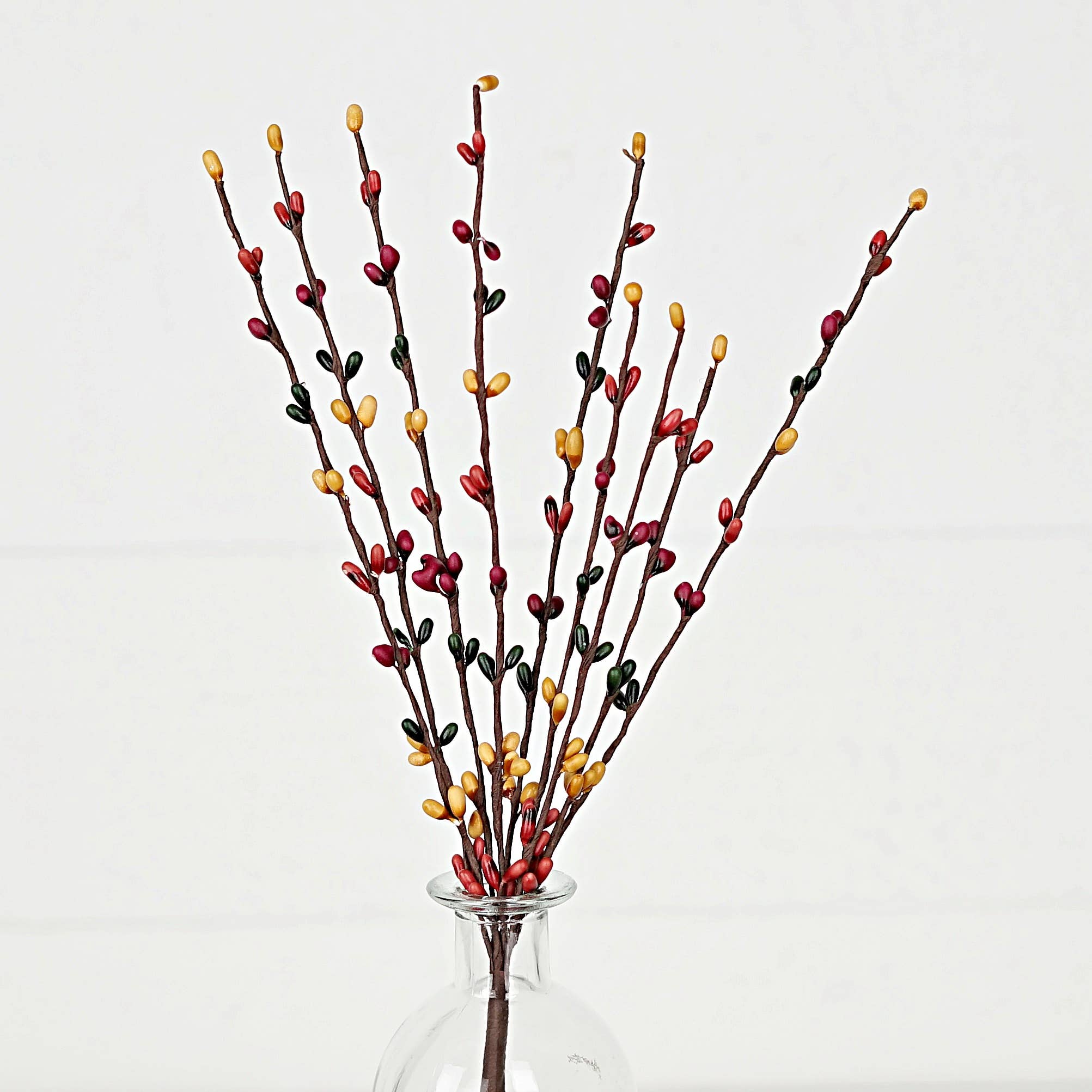 Impressive Enterprises, Inc. - Wholesale Artificial Flowers - ISB13800HAR- 12in Pip Berry Pick-Harvest Mix-3