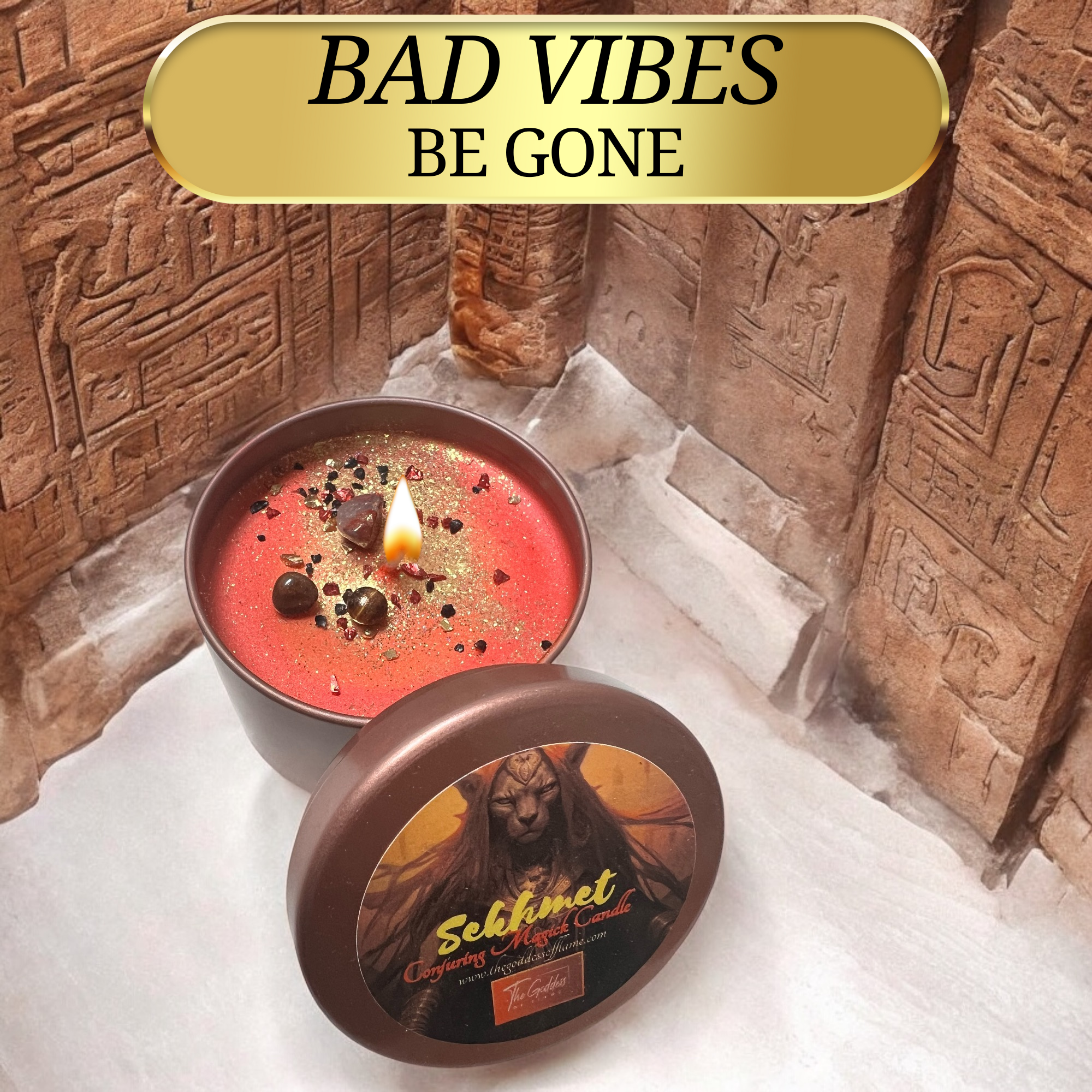 Messing Sekhmet Spiritual Offering Magische Kerze für den Großhandel auf Faire8