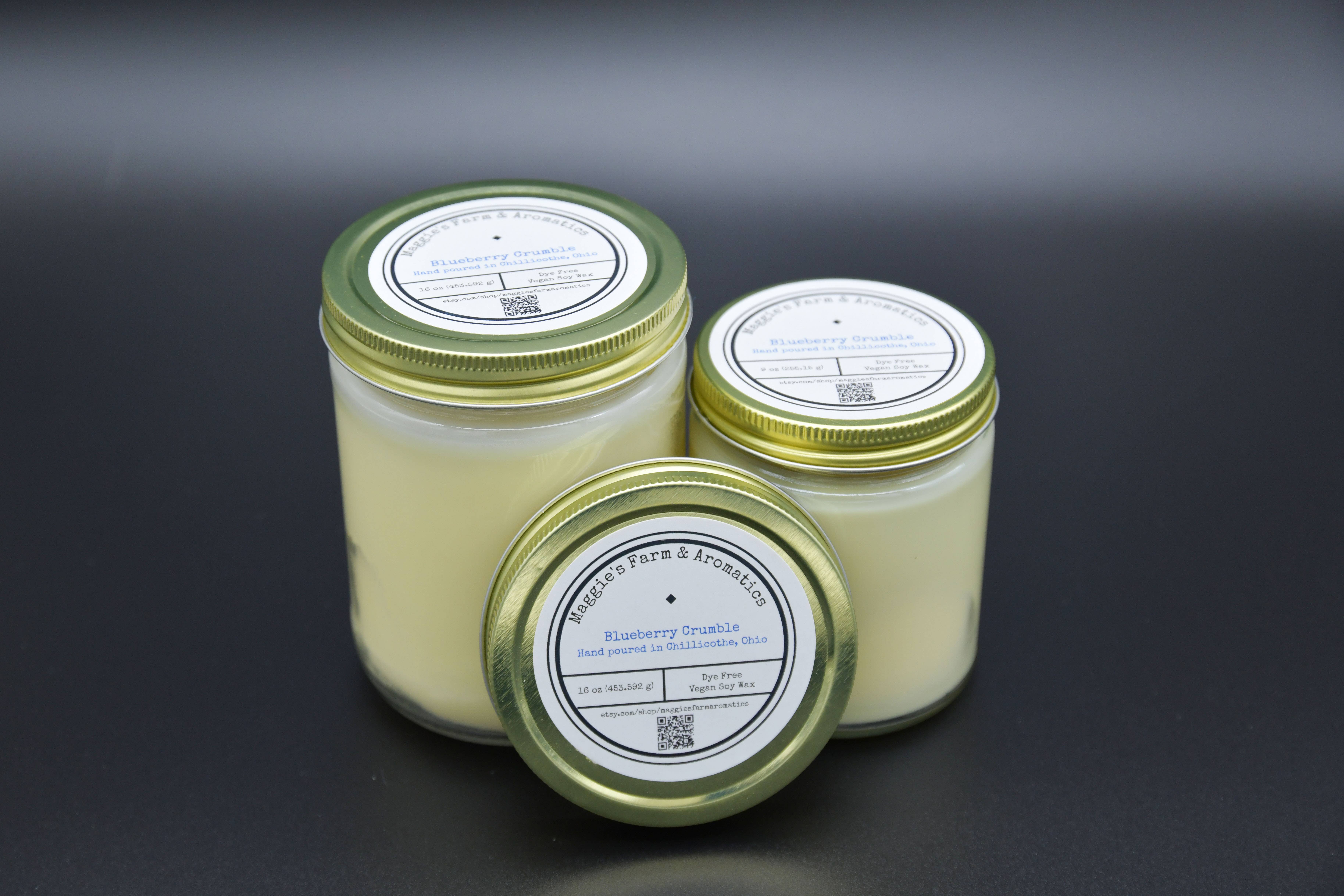 Maggie's Farm & Aromatics - Wholesale Jar/Filled Candle - Soy Candle/ Dye Free Candle/ Hand Poured/ Glass Jar Candle0