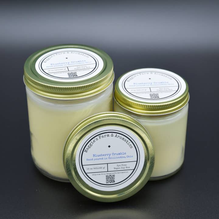 Maggie's Farm & Aromatics - Wholesale Jar/Filled Candle - Soy Candle/ Dye Free Candle/ Hand Poured/ Glass Jar Candle