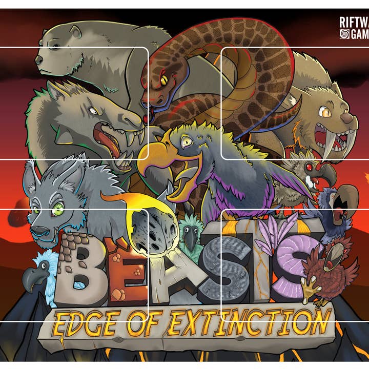 Beasts: Edge of Extinction Game Playmat for wholesale by Riftway Games