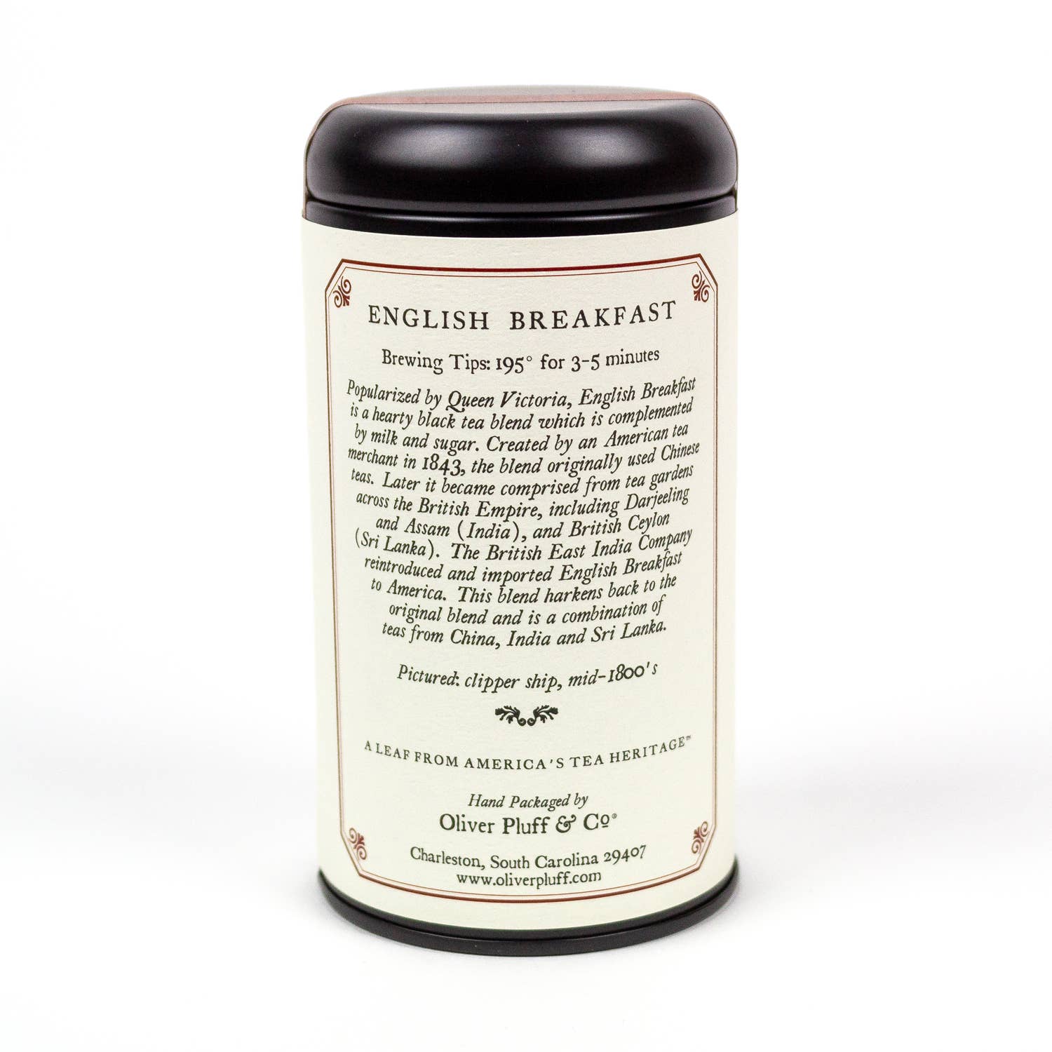 Oliver Pluff & Company - Vente Sachets de thé - English Breakfast - 20 sachets de thé en boîte signature3