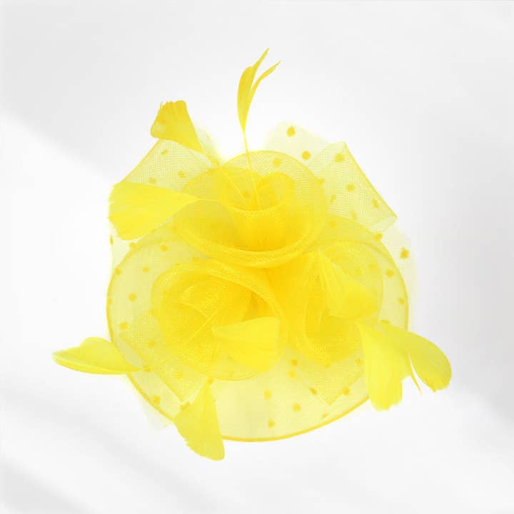 Sensibling Corp. - Wholesale Fascinator hat – Women's - Feather Mesh Flower Fascinator / Headband7