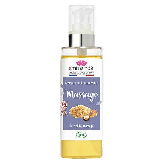 Base pour Massage Bio 200ml pour la vente par EMMA NOEL