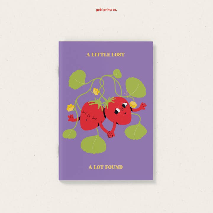 Un poco perdido | Cuaderno de notas encuadernado en cuero para venta al por mayor de Gobi Prints Co.