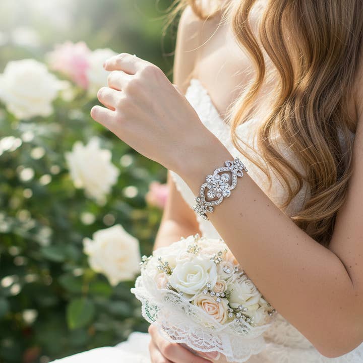 COLLECTION SASSB - BRACELET STARLET GLAM - BR18 pour la vente par Athena Bridal Jewellery