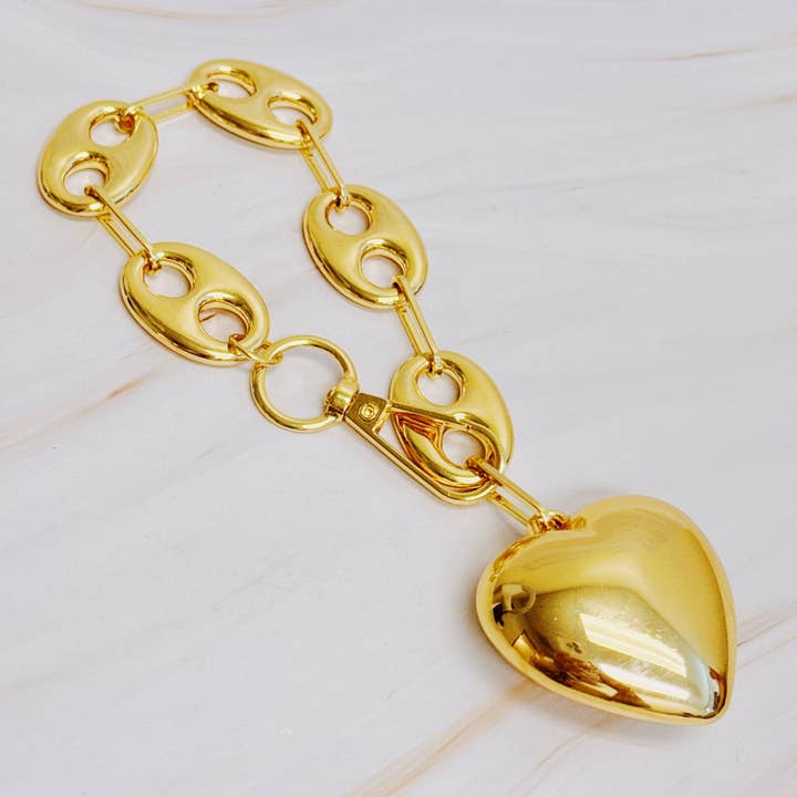 Ellison+Young - Wholesale Purse/Bag Accessory - Women's - Horse Bits Heart Dangle Bag Charm