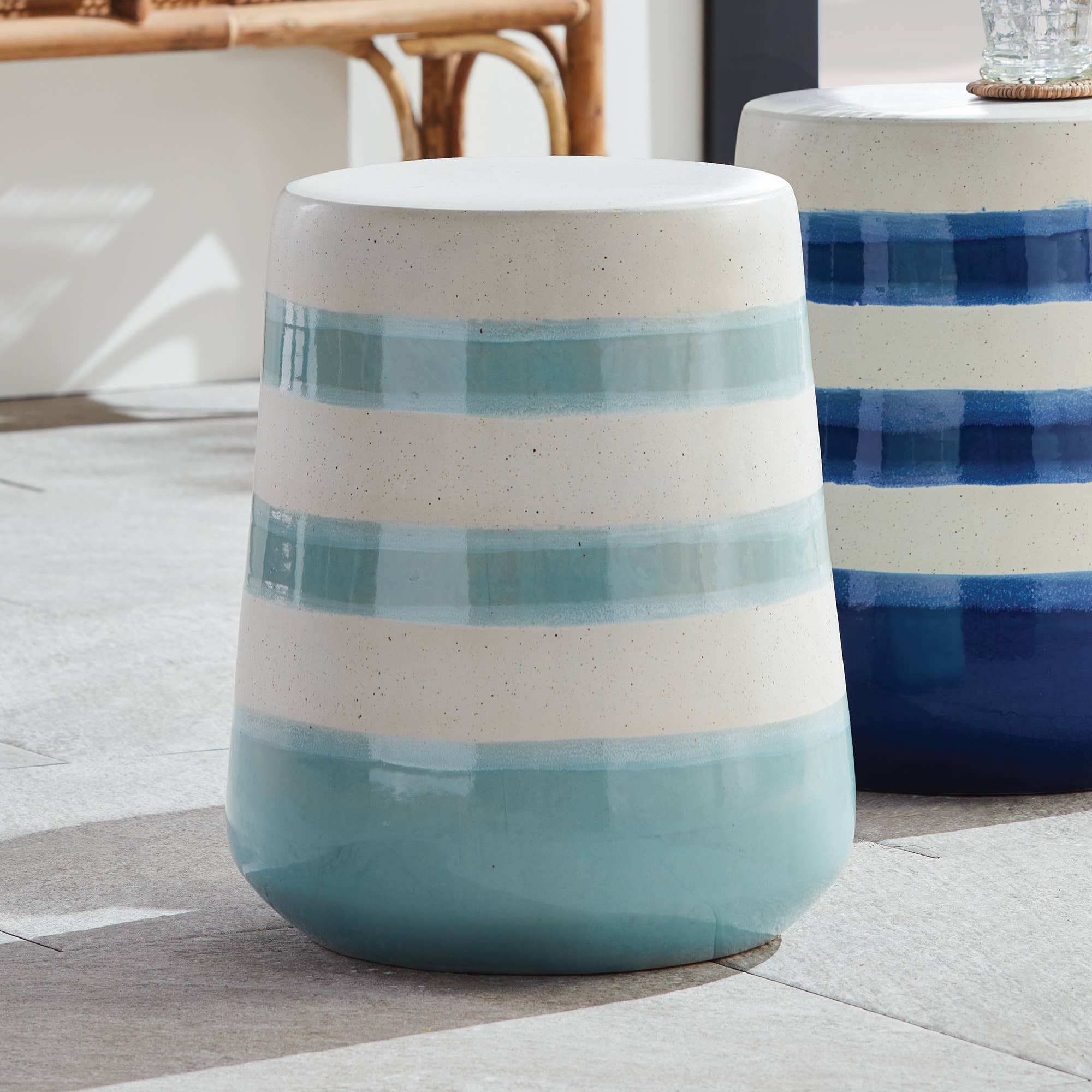 Napa Home & Garden - Wholesale Stool - Lia Stool, Light Blue1