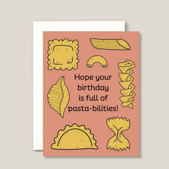 Pasta-bilities | Birthday Card for wholesale by Pretty Pages