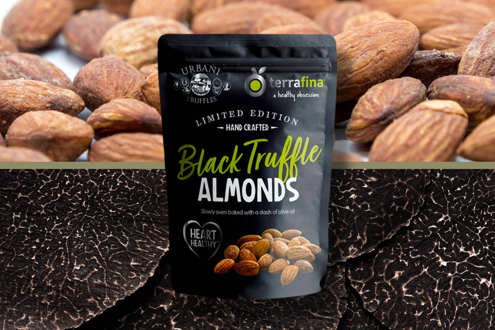 Urbani Truffles - Wholesale Nuts - Black Truffle Almonds2