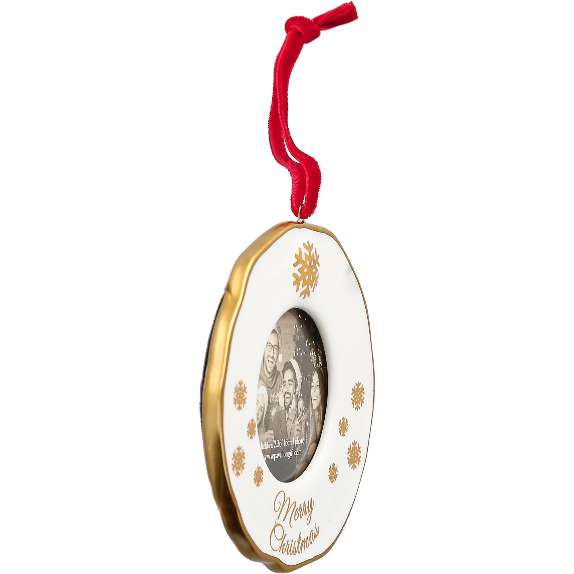 Pavilion - Wholesale Picture Frame - Merry Christmas - 4" Photo Frame Ornament
6