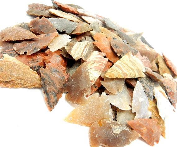 Rock Paradise - Wholesale Spiritual Stone/Crystal - Crystal Jasper Arrow Heads for Wire Wrapping and Crafts1