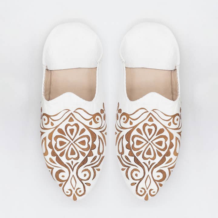 Moroccan babouche slipper, Leather slipper, women Handmade for wholesale by NomadWeave Ltd